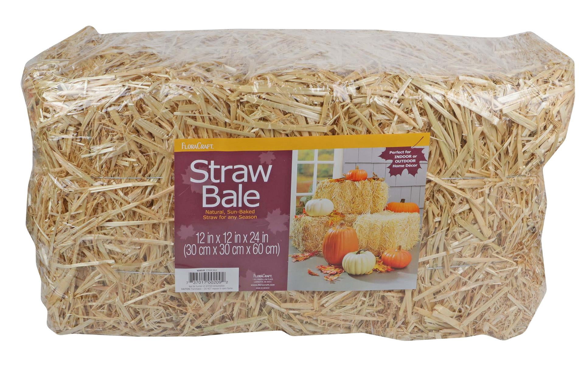 FloraCraft® Decorative Straw Hay Bale - 20