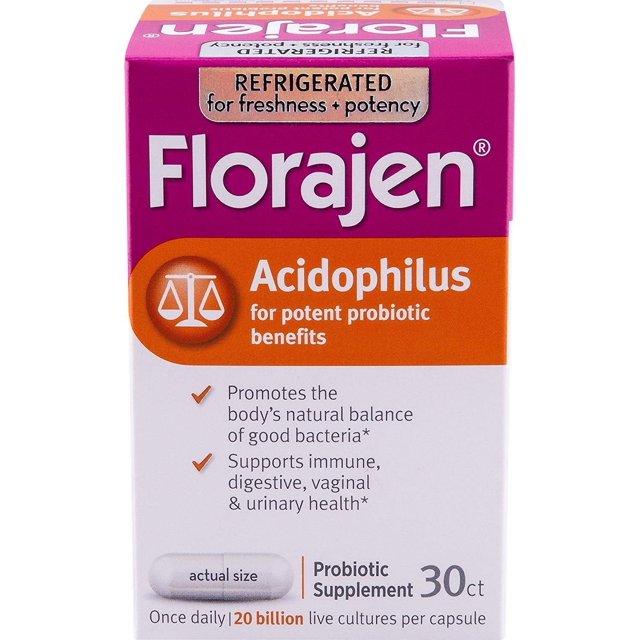 Florajen Florajen Acidophilus, 30 caps (Pack of 2)