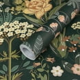 thumbnail image 1 of UMIGGEE Floral 17.7" x 236" Wallpaper Peel and Stick Tulips Dark Self Adhesive Removable Wallpaper Peel and Stick for Home Bedroom Cabinets Thicken, 1 of 8