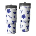 thumbnail image 1 of Floral 30oz Handheld Travel Tumbler with Handle – Double Wall Stainless Steel Insulated Cup, Flip Straw Lid, Leak-Proof & BPA-Free, Durable Hot & Cold Drink Mug,Thanksgiving, Xmas, Spring ,Flower, 1 of 6