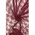 thumbnail image 1 of Floral 4-Way Stretch Nylon/Spandex Lace, Burgundy, 1 of 1