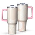 thumbnail image 1 of Floral 40oz Tumbler– Stainless Steel Insulated Tumbler with Handle and Straw, Large Capacity Travel Cup for Hot & Cold Drinks,Thanksgiving,Christmas, Spring,Flower, 1 of 6