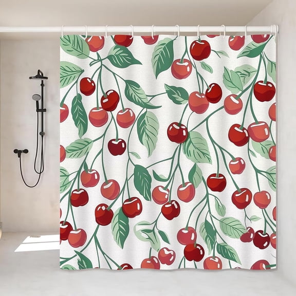 Floral 4PCS Shower Curtain Sets-Tulips Butterfly Bathroom Set Accessories with Non-slip Rug,Toilet Lid Cover, Bath Mat,12 Hooks-72x72in-Flower Bloom Spring Curtains-Home Decor Adult Gift