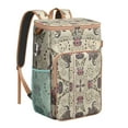 thumbnail image 1 of Floral Abstract Art Cooler Backpack - Insulated 20L Lunch Bag with Long-Lasting Insulation, Great for Beachgoers & Students, 1 of 4