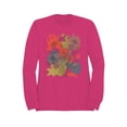 thumbnail image 1 of Floral Abstract Design Women's Sweatshirt, 1 of 3