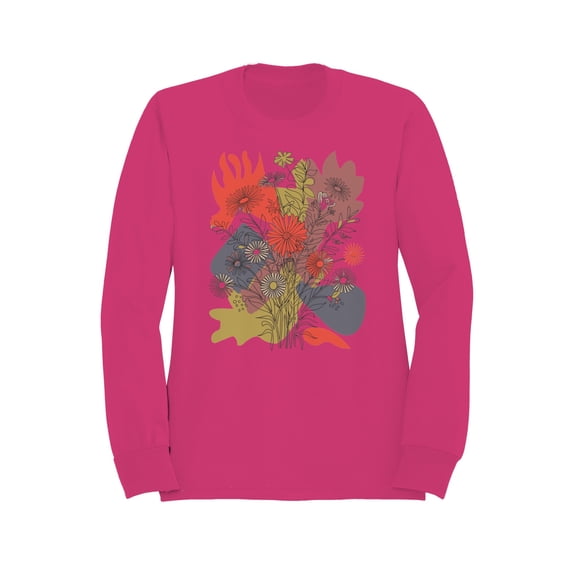 Floral Abstract Design Women's Sweatshirt