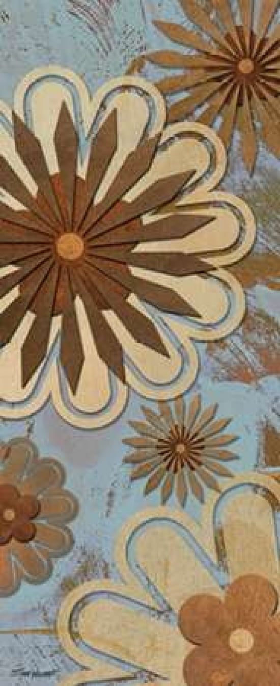 Floral Abstract I Canvas Art - Todd Williams (10 x 20)