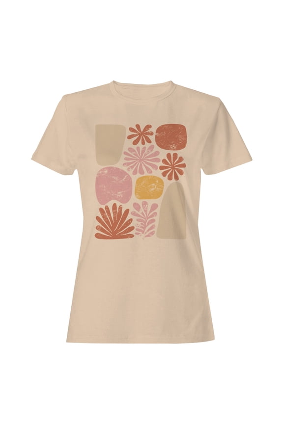 Floral Abstract Wall Design Women's T-shirt