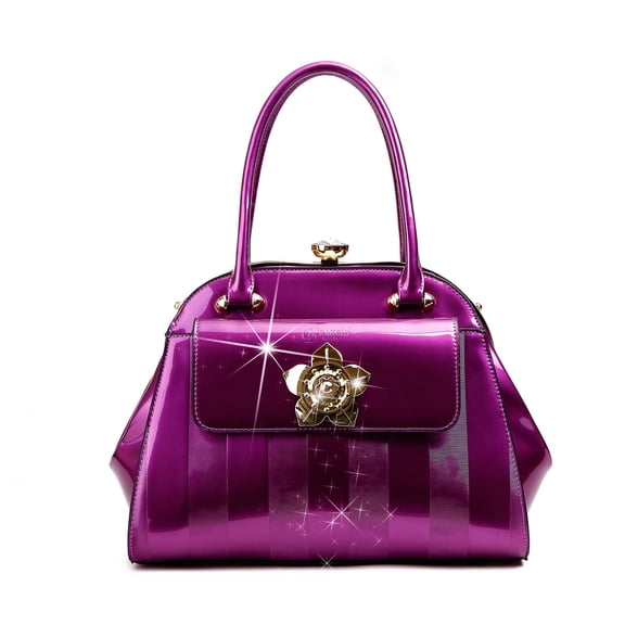 Floral Accent High-end Fashion Handbags