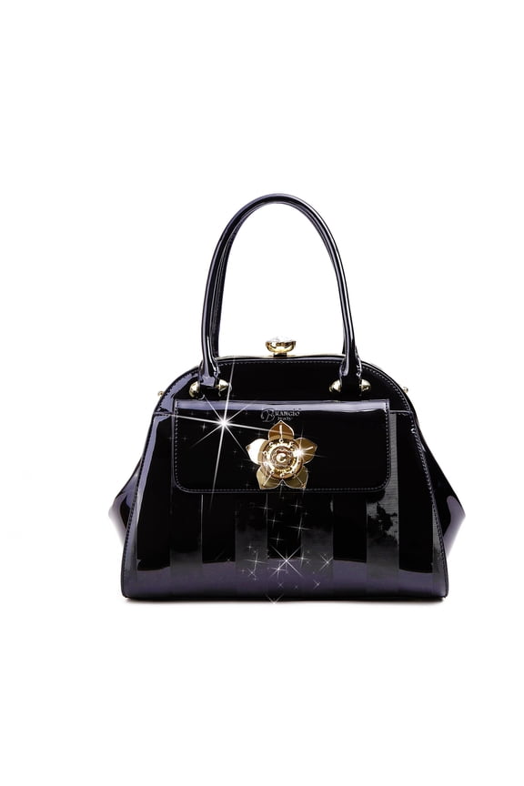 Floral Accent High-end Fashion Purses and Handbags