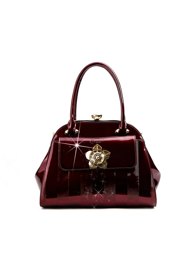 Floral Accent High-end Fashion Purses and Handbags