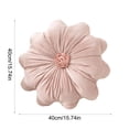 thumbnail image 1 of Floral Accent Throw Pillow, Soft Blossom Shaped Cushion, Decorative Home Accent for Sofa Bedroom Living Room YYUZH, 1 of 6