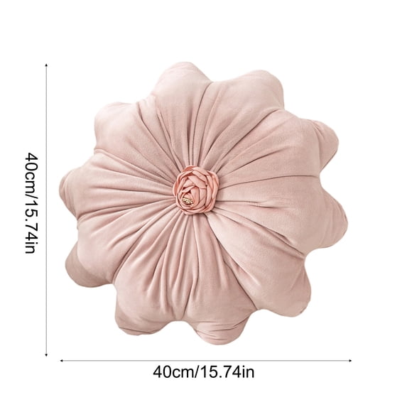 Floral Accent Throw Pillow, Soft Blossom Shaped Cushion, Decorative Home Accent for Sofa Bedroom Living Room YYUZH