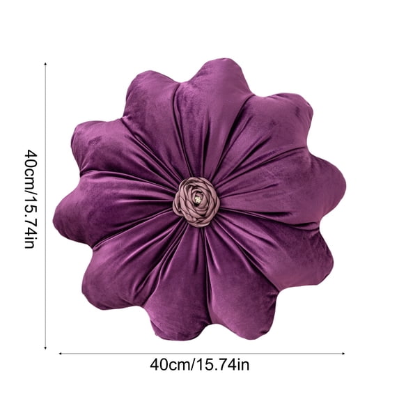 Floral Accent Throw Pillow, Soft Blossom Shaped Cushion, Decorative Home Accent for Sofa Bedroom Living Room YYUZH