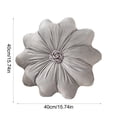 thumbnail image 1 of Floral Accent Throw Pillow, Soft Blossom Shaped Cushion, Decorative Home Accent for Sofa Bedroom Living Room YYUZH, 1 of 6