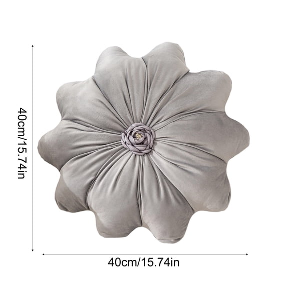 Floral Accent Throw Pillow, Soft Blossom Shaped Cushion, Decorative Home Accent for Sofa Bedroom Living Room YYUZH