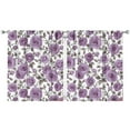 thumbnail image 1 of Floral Accent Window Drapes 52x63 Inch Rod Pocket Blackout Curtains 2 Panels for Bedroom and Peaceful Light Control, 1 of 2