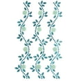 thumbnail image 1 of Floral Accented Rhinestone Swirl Stickers, 6-1/4-Inch, 3-Count, Blue, 1 of 1