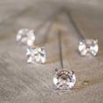 thumbnail image 1 of Floral Accessories Floral Pins Wedding Bouquet Jewelry 10mm. Diamond Accent Bling Pack of 5, 1 of 1