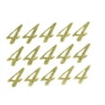 thumbnail image 1 of Floral Accessories - Script Characters Std - Letters & Numbers Rd, Gold, Std, 1 Piece, 1 of 4