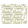 thumbnail image 1 of Floral Accessories - Script Word Petite Rd, Gold, Std, 1 Piece, 1 of 3