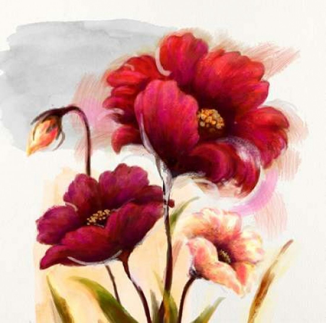 Floral Adagio Canvas Art - Art Atelier Alliance (24 x 24)