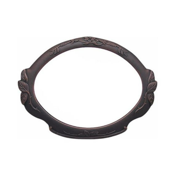 Floral Address Plaque, Oil Rubbed Bronze
