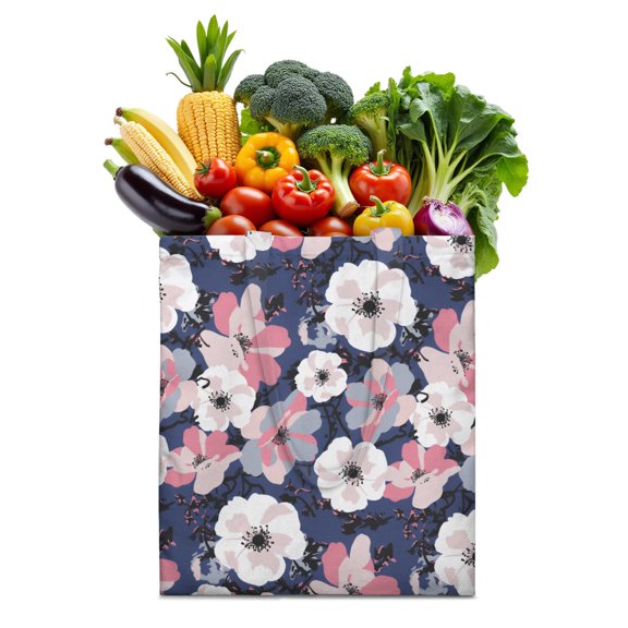 Floral Aesthetic Canvas Bag – Artistic Watercolor Reusable Tote