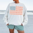 thumbnail image 1 of Floral American Flag, Rose USA Flag Sublimation, Soft Feminine 4th of July, Patriotic, Girly Usa771 Tshirt All Size S-5XL, 1 of 5