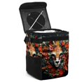 thumbnail image 1 of Floral Animal Car Trash Can Mini Trash Can, Foldable with Lid, Leak-Proof, Hanging Storage Bag, 1 of 6