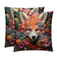 thumbnail image 1 of Floral Animal Covers Set of 2, Unique Patterns, 16x16 18x18 20x20 Inches for Various Occasions, Decorative Cushion Inserts for Couch and Bed, 1 of 6