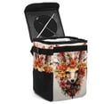 thumbnail image 1 of Floral Animal Foldable Car Trash Bin Mini Trash Can with Lid, Leak-proof, Hanging Storage Bag - Car Garbage Can, 1 of 6