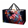 thumbnail image 1 of Floral Animal Reusable Foldable Oxford Cloth Storage Bins: Large Capacity Shopping Bags for Laundry and More, 1 of 7