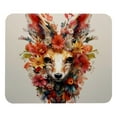 thumbnail image 1 of Floral Animal Square Desk Mat Mousepad, 8.3x9.8 Inch Non-Slip Rubber Bottom, Printed Gaming Mousepad for Office and Gaming, 1 of 6