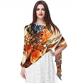 thumbnail image 1 of Floral Animal Translucent Chiffon Yarn Silk Scarf - Light Breathable Material - 180*73 Size - Elegant and Stylish Accessory for Women, 1 of 6