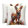 thumbnail image 1 of Floral Animal Velvet Throw Pillow Covers Set of 2 with Unique Patterns for Bed and Sofa, Available in 16x16, 18x18, and 20x20 Inches for Various Occasions, 1 of 6