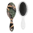 thumbnail image 1 of Floral Anti-Frizz Paddle Brush - Round-Tip Bristles for Painless Detangling, Durable Design, 1 of 6