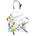 thumbnail image 1 of Floral Apron Chamomiles Daisy Flowers Spring Florets Blossoms Buds Leaves Nature Summer Design, Unisex Kitchen Bib Apron with Adjustable Neck for Cooking Baking Gardening, Multicolor, by Ambesonne, 1 of 3