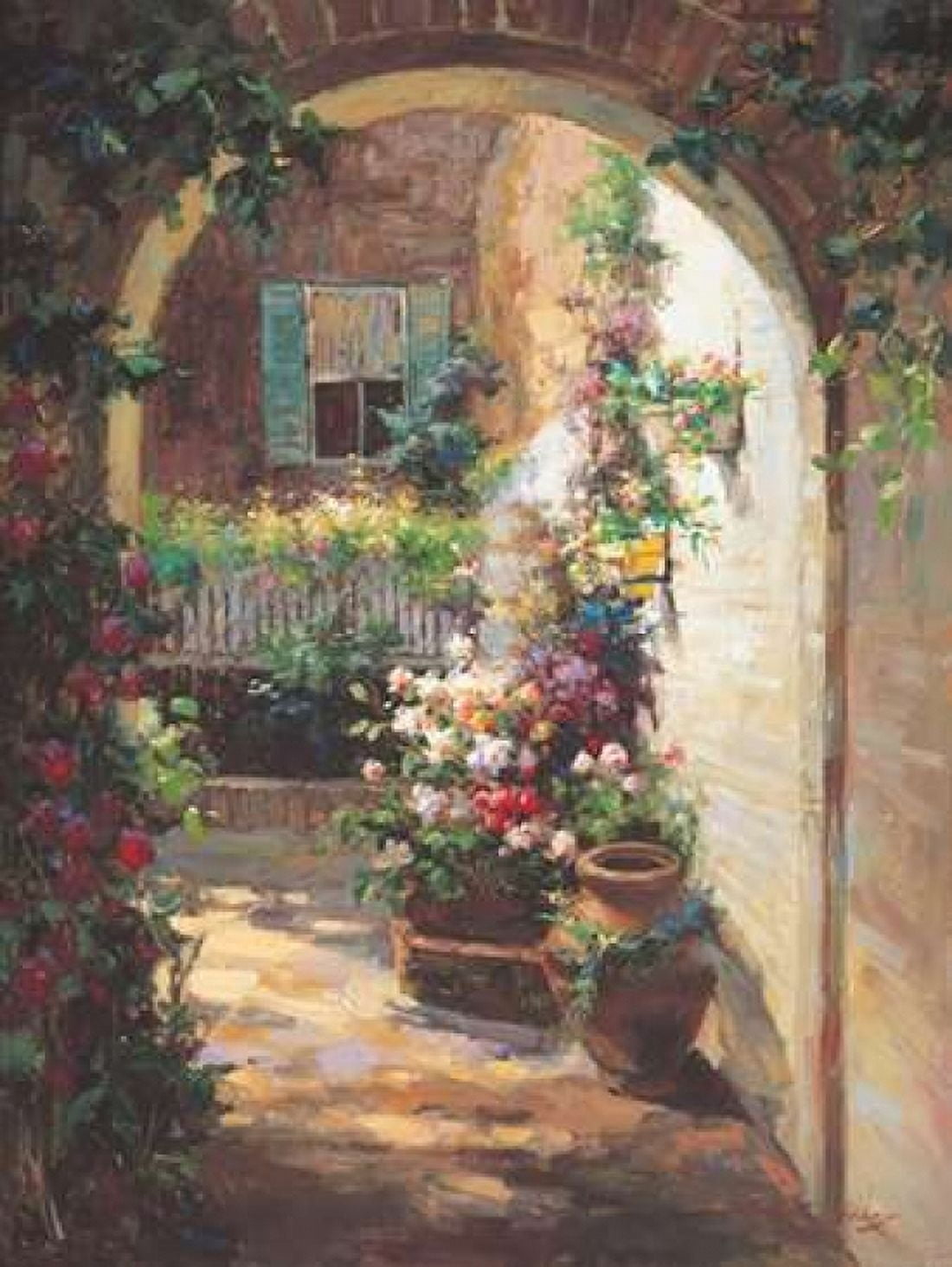 Floral Archway Canvas Art - Vail Oxley (22 x 28)