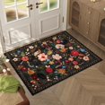 thumbnail image 1 of Floral Area Rugs for Hallways Kitchen ,2'x3' Soft Washable Throw Rugs for Entryway, Kitchen, Front Door Bathroom, 1 of 6