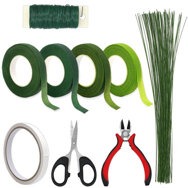 Floral Arrangement Kit,17 Pieces Flower Tools Include Floral Wire