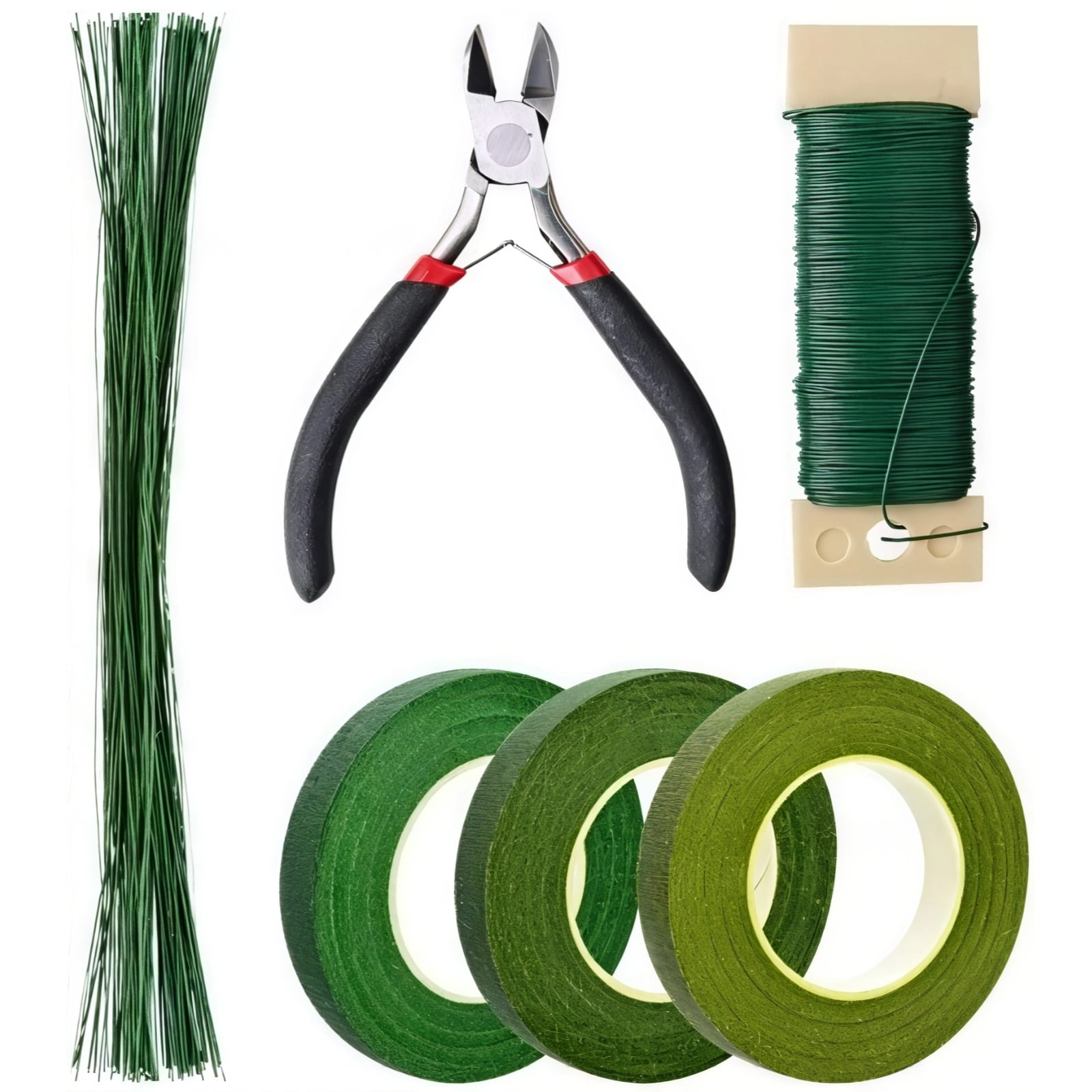 Floral Arrangement Tool Kit, 6PCS Flower Making Supplies with 38.3 ...