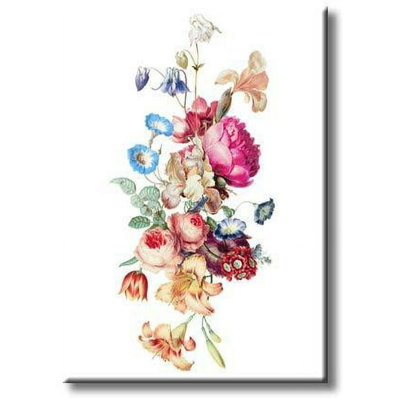 Floral Art Picture on Stretched Canvas, Wall Art Décor, Ready to Hang