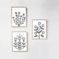 thumbnail image 1 of Floral Art Print 11:14 Print Rustic Wall Decor Scandinavian Nursery Art Set 3 Stretched Canvas 16x24, 1 of 1