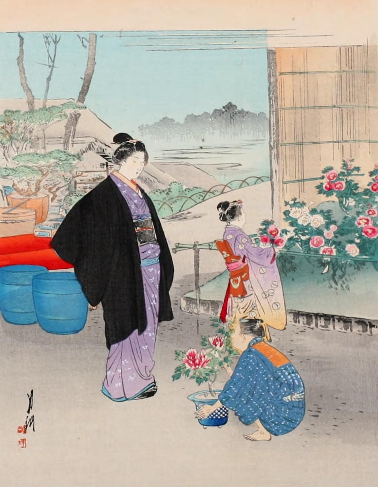 Floral Art of Japan 1899 Canvas Art - Unknown (24 x 36)