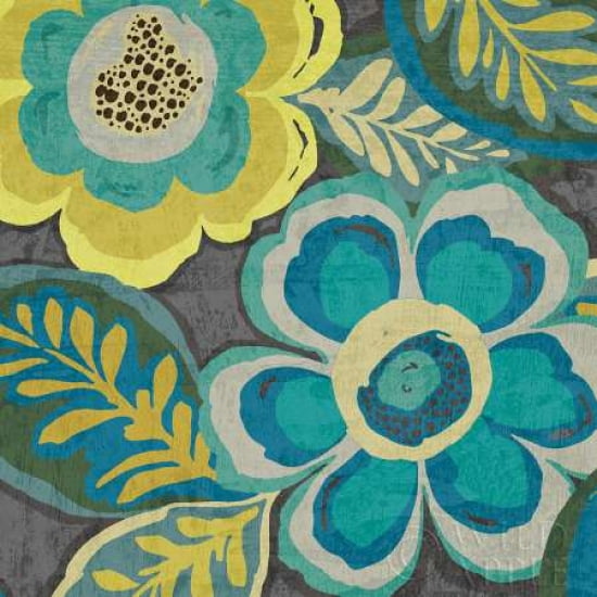 Floral Assortment III Canvas Art - Wild Apple Portfolio (24 x 24)