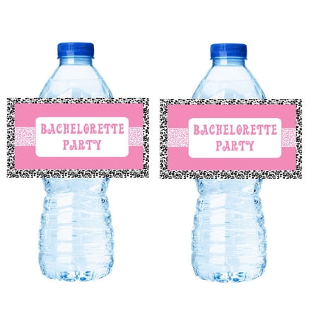 Floral Bachelorette Party 15ct Water Bottle Decorations Labels