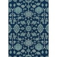 thumbnail image 1 of Floral Baja Outdoor Rug in Blue - Rectangle 2'3" X 4'6", 1 of 5
