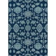 thumbnail image 1 of Floral Baja Outdoor Rug in Blue - Rectangle 7'10" X 10'10", 1 of 4