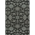 thumbnail image 1 of Floral Baja Outdoor Rug in Charcoal - Rectangle 1'8" X 3'7", 1 of 6